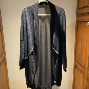 Black half leopard cardigan. Brand new - with tags.